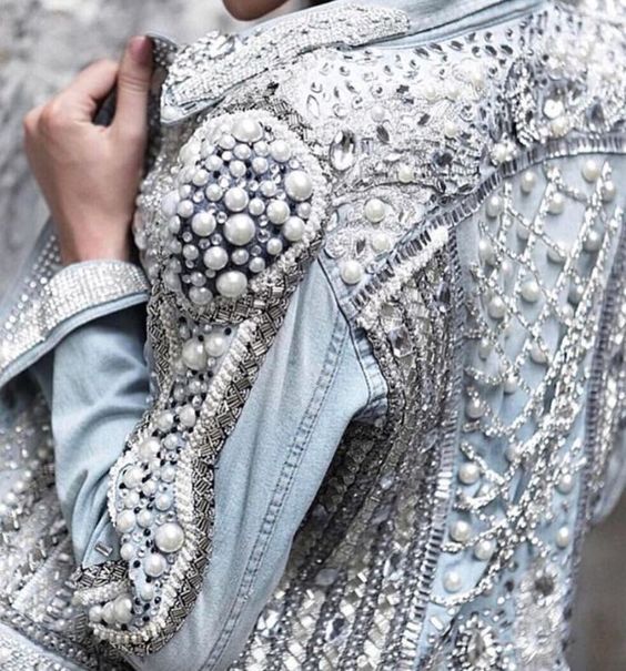 DIY Rhinestone Jacket JUST Rhinestone Sheet Crystal Fabric 